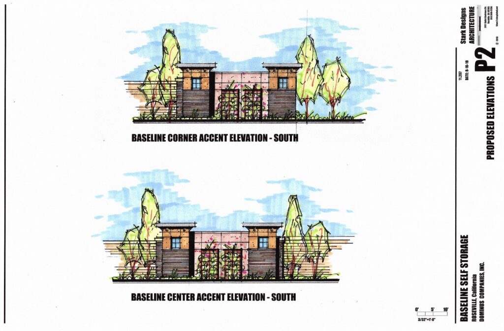 baseline center self storage drawing